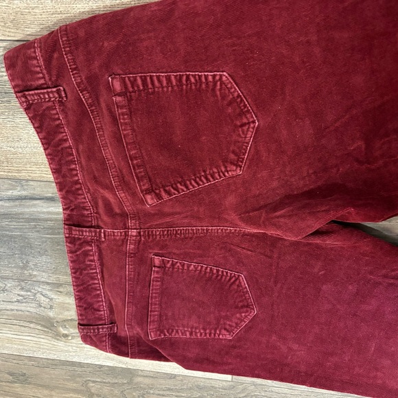#💙29 Merona Corduroy Burgundy Skinny Straight Pant - Picture 7 of 7
